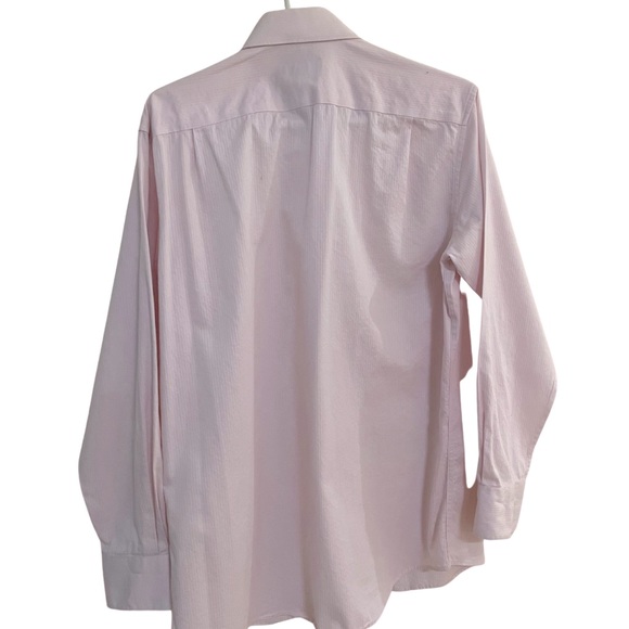 Claiborne Men’s pink dress shirt 14.5 32/33 slim fit easy care - Picture 2 of 4